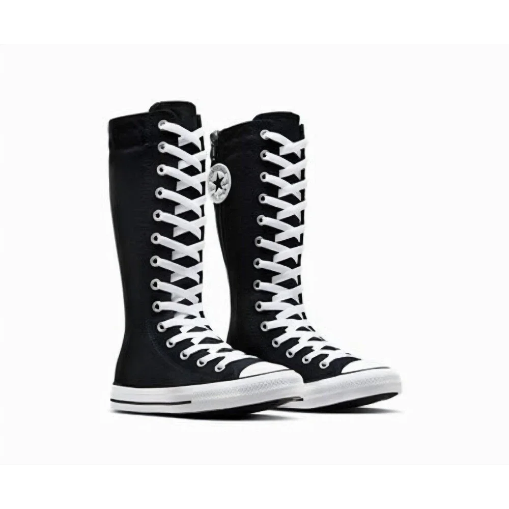 New Converse Chuck Taylor All Star XX Hi Knee High Black Boots Youth Size 11C